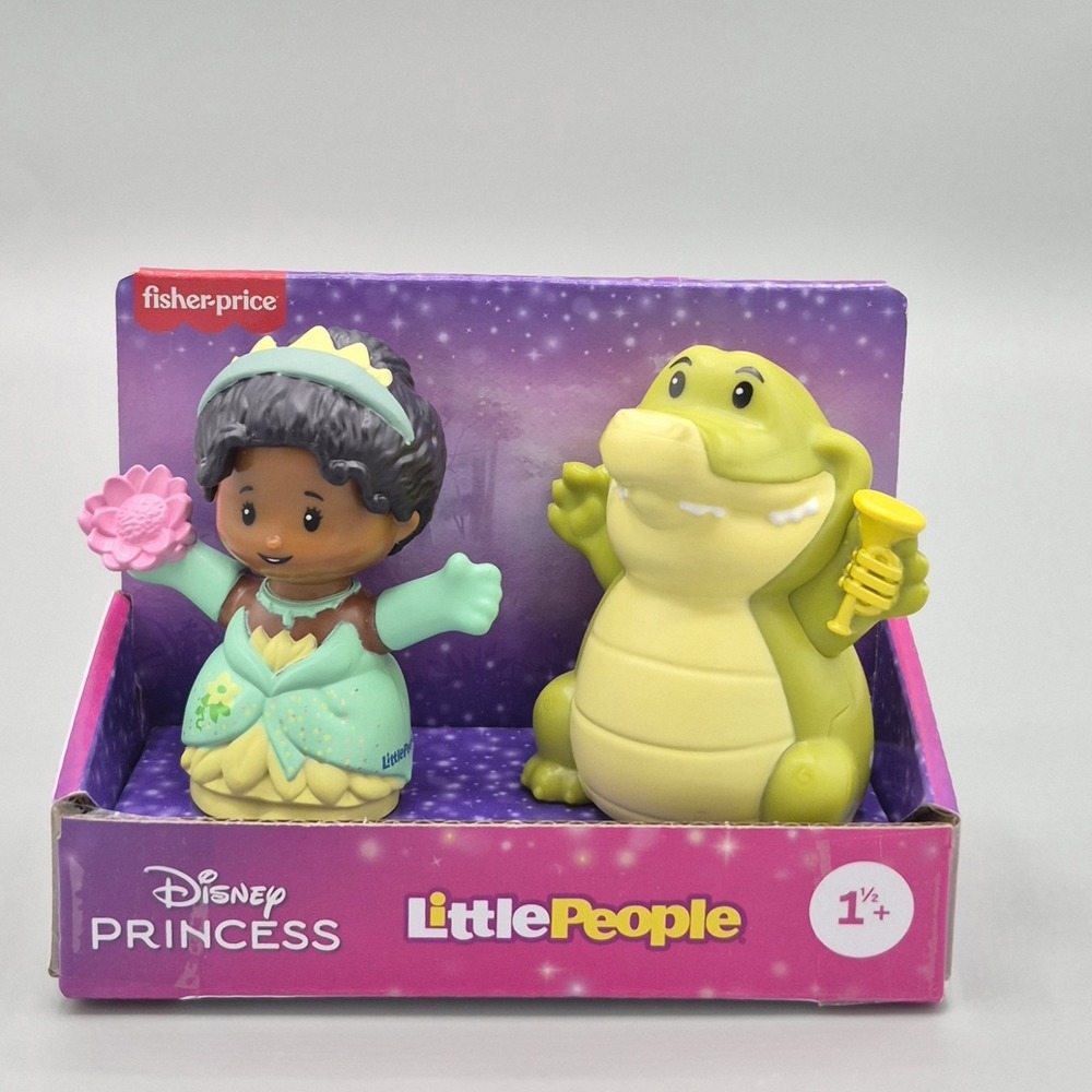 Fisher-Price Disney Princess Little People Tiana & Louis Sidekick
